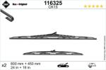 SWF Lamela Stergator Fata 116325 Chevrolet Malibu Citroën C2/C2 Enterprise/C3 I