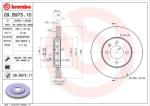 BREMBO Disc Frana 09. B975.11 Seat Mii Skoda Citigo/E-Citigo Vw Load Up/Up! (09.B975.11)