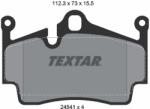 TEXTAR Set Placute Frana, Frana Disc 2454101 Porsche 718 Boxster/718 Cayman/Boxster