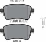 TEXTAR Set Placute Frana, Frana Disc 2258801 Citroën C4 Spacetourer/Jumpy Iii Fiat Scudo (2258801)