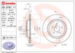BREMBO Disc Frana 09. D767.11 Subaru Forester/Impreza/Xv (09.D767.11)