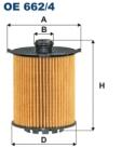 FILTRON Filtru Ulei Oe662/4 Volvo S60 Ii/S60 Ii Cross Country/S60 Iii/S80 Ii/S90 Ii/V40 (OE662/4)
