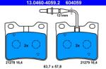 ATE Set Placute Frana, Frana Disc 13.0460-4059.2 Peugeot 406 (13.0460-4059.2)