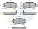 COMLINE Set Placute Frana, Frana Disc Cbp31140 Toyota Avensis (CBP31140)