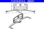 ATE Arc, Etrier Frana 11.8116-0315.2 Bmw 1/3/5/6/7/X1/Z4