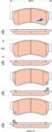 TRW Set Placute Frana, Frana Disc Gdb3501 Ford Usa Fusion Mazda 6 (GDB3501)