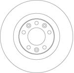 TRW Disc Frana Df6667 Citroën C4 Picasso Ii/C4 Spacetourer/C5 Aircross/Jumpy Iii