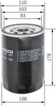 Bosch Filtru Ulei 0451301207 Askam Hi-Ex Man El/Em/Foc/G90/Hocl/L2000/Lion S Intercity (0451301207)