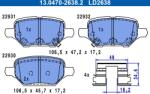 ATE Set Placute Frana, Frana Disc 13.0470-2638.2 Chevrolet Trax Opel Mokka / Mokka X