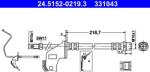 ATE Furtun Frana 24.5152-0219.3 Opel Astra H/Astra H Classic/Astra H Gtc (24.5152-0219.3)