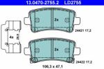 ATE Set Placute Frana, Frana Disc 13.0470-2755.2 Chevrolet Malibu Opel Insignia A (13.0470-2755.2)