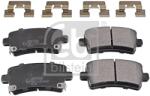 Febi Bilstein Set Placute Frana, Frana Disc Puntea Spate 116147 Chevrolet Malibu Saab 9-5