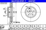 ATE Disc Frana 24.0132-0101.1 Mercedes-Benz C-Class/C-Class T-Model/E-Class/Slc/Slk (24.0132-0101.1)