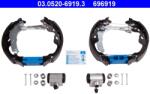 ATE Set Saboti Frana 03.0520-6919.3 Opel Agila Suzuki Splash/Swift Iii