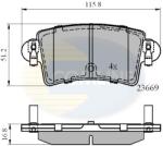 COMLINE Set Placute Frana, Frana Disc Cbp01036 Nissan Interstar Opel Movano A