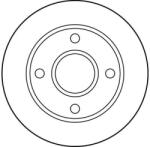 TRW Disc Frana Df2752 Ford Fiesta/Fiesta Iii/Fiesta Iv/Ka Mazda 121 Iii