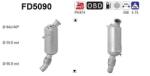 AS Filtru Funingine/Particule, Sist. De Esapament Fd5090 Bmw 1/2/3/3 Gran Turismo/4 (FD5090)