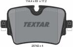 TEXTAR Set Placute Frana, Frana Disc 2574201 Jaguar F-Type/Xj