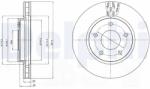 DELPHI Disc Frana Bg4258 Dodge Caliber Mitsubishi Lancer Vii/Lancer Viii (BG4258)