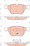 TRW Set Placute Frana, Frana Disc Gdb1662 Bmw 1