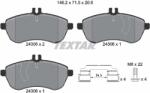 TEXTAR Set Placute Frana, Frana Disc 2430601 Mercedes-Benz C-Class/C-Class T-Model/Slc (2430601)