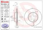 BREMBO Disc Frana 09.8404. 11 Mercedes-Benz Marco Polo/V-Class/Viano/Vito/Vito / Mixto (09.8404.11)