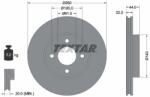TEXTAR Disc Frana 92239903 Datsun Cross Nissan Micra Iv/Note/Versa Ii Renault Pulse