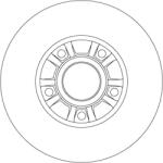 TRW Disc Frana Df4273Bs Nissan Primastar Opel Vivaro A Renault Trafic Ii