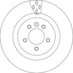 TRW Disc Frana Df4792S Land Rover Discovery Iv/Range Rover Sport I
