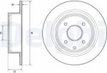 DELPHI Disc Frana Bg4666C Nissan Cube/Tiida (BG4666C)