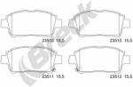 BRECK Set Placute Frana, Frana Disc 235100070210 Toyota Celica/Corolla/Corolla Verso (235100070210)