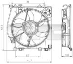 TYC Ventilator, Radiator 828-0001 Nissan Micra C+C Iii/Micra Iii Renault Clio Iii (828-0001)