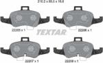 TEXTAR Set Placute Frana, Frana Disc 2220501 Audi Tt (2220501)
