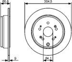 Bosch Disc Frana 0986479449 Honda Cr-V Ii/Cr-V Iii/Cr-V Iv/Odyssey/Stepwgn (0986479449)