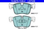 ATE Set Placute Frana, Frana Disc 13.0470-7339.2 Citroën Berlingo/C4 Spacetourer