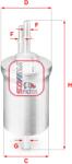 SOFIMA Filtru Combustibil S1840B Audi A1/A3/Tt Ktm X-Bow Seat Altea/Ibiza Iv/Leon (S1840B)