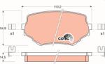 TRW Set Placute Frana, Frana Disc Gdb3132 Suzuki Grand Vitara I/Vitara