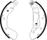 Bosch Set Saboti Frana 0986487614 Opel Astra F/Corsa C/Corsa Classic C/Tigra Twintop (0986487614)