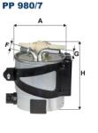 FILTRON Filtru Combustibil Pp980/7 Renault Megane Ii/Scénic Ii (PP980/7)