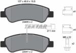TEXTAR Set Placute Frana, Frana Disc 2446503 Citroën Jumper Ii Fiat Ducato Opel Movano C
