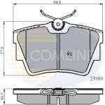 COMLINE Set Placute Frana, Frana Disc Cbp0874 Fiat Talento Nissan Nv300/Primastar