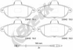 BRECK Set Placute Frana, Frana Disc 230420070110 Citroën Evasion/Jumpy I Fiat Scudo (230420070110)
