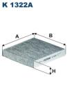 FILTRON Filtru, Aer Habitaclu K1322A Abarth 500 / 595 / 695/500C / 595C / 695C/500E