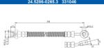 ATE Furtun Frana 24.5286-0265.3 Hyundai I10 I/I10 Ii Kia Picanto I (24.5286-0265.3)