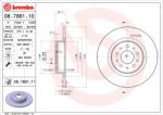 BREMBO Disc Frana 08.7861. 11 Alfa Romeo 147/156/Gt