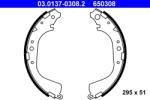 ATE Set Saboti Frana 03.0137-0308.2 Toyota 4 Runner Ii/4 Runner Iii/Hiace Iii