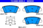 ATE Set Placute Frana, Frana Disc 13.0460-5650.2 Hyundai Accent Iv/Accent V/Bayon/I30