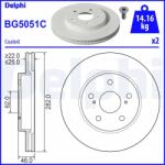 DELPHI Disc Frana Bg5051C Suzuki Swace Toyota Corolla/Corolla Commercial/Yaris