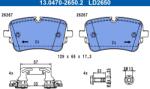 ATE Set Placute Frana, Frana Disc 13.0470-2650.2 Audi A6 C8/A7/Q7/Q8 Vw Touareg