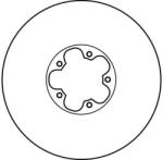 TRW Disc Frana Df4217 Ford Transit Ford Australia Transit